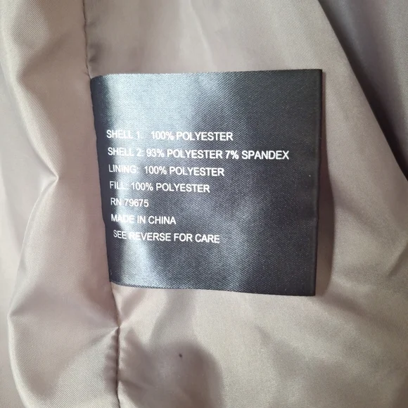 London Fog Women's Taupe Quilted Puffer Coat - Picture 5 of 13